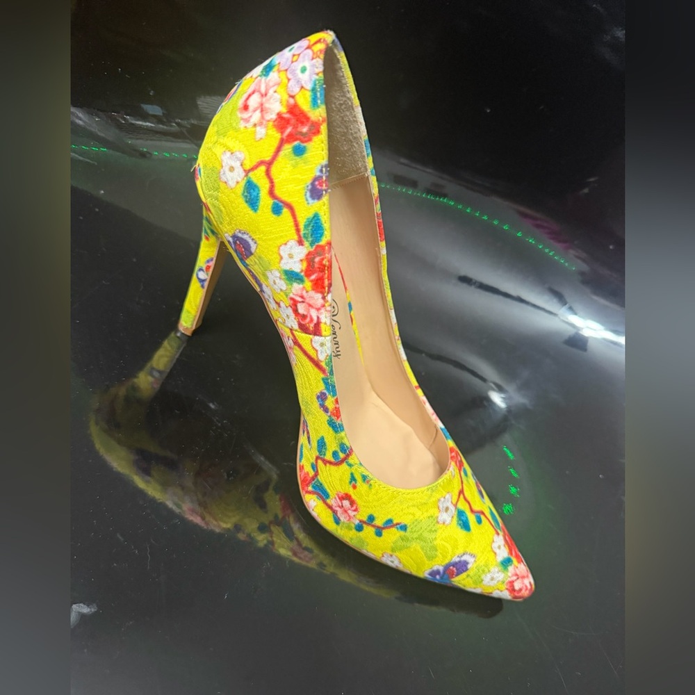 Penny Loves Kenny Vibrant Floral Heels